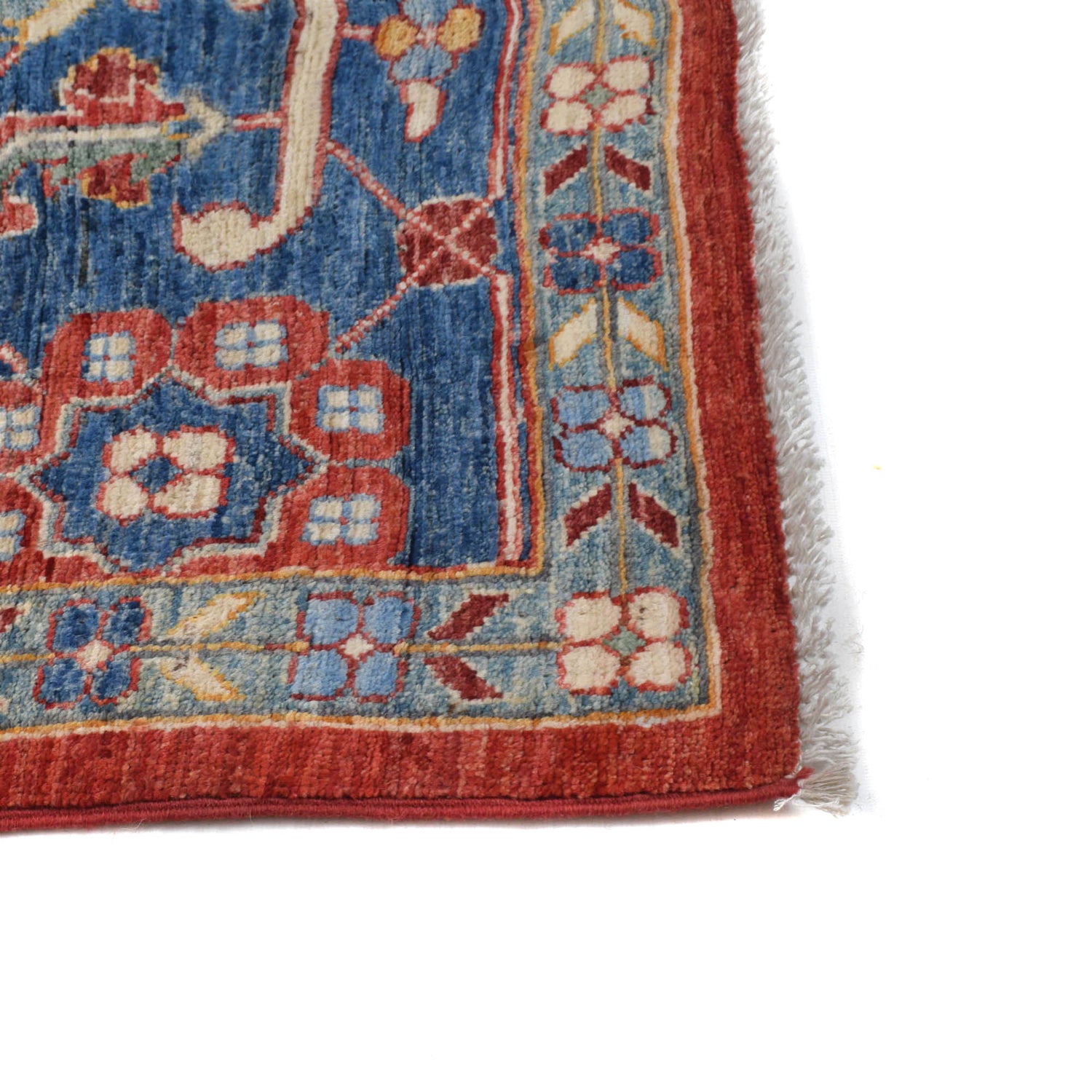 Heriz Area Rug Handmade Multi Medallion 9x12 ft