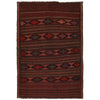 Laghari Kilim Area Rug Handmade Multi Geometric 5x8 ft