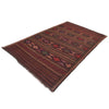 Laghari Kilim Area Rug Handmade Multi Geometric 5x8 ft