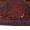 Mashwani Area Rug Runner Handmade Deep Red Geometric 8'