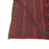 Mashwani Area Rug Runner Handmade Deep Red Geometric 8'