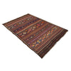 Laghari Kilim Area Rug Handmade Multi Geometric 4x7 ft