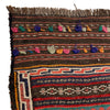 Laghari Kilim Area Rug Handmade Multi Geometric 4x7 ft