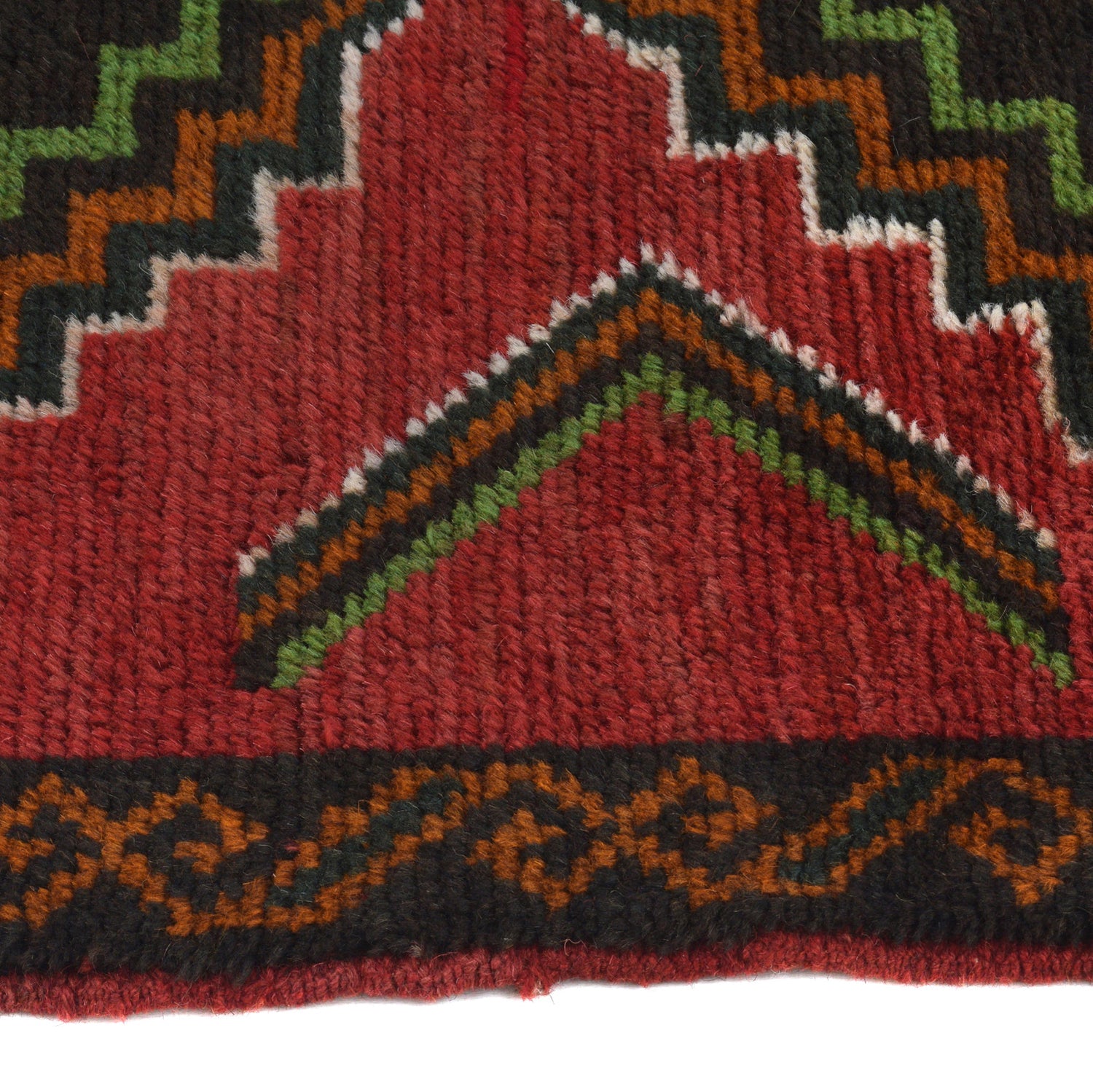 Baluchi Runner Rug Handmade Red 10' Runner