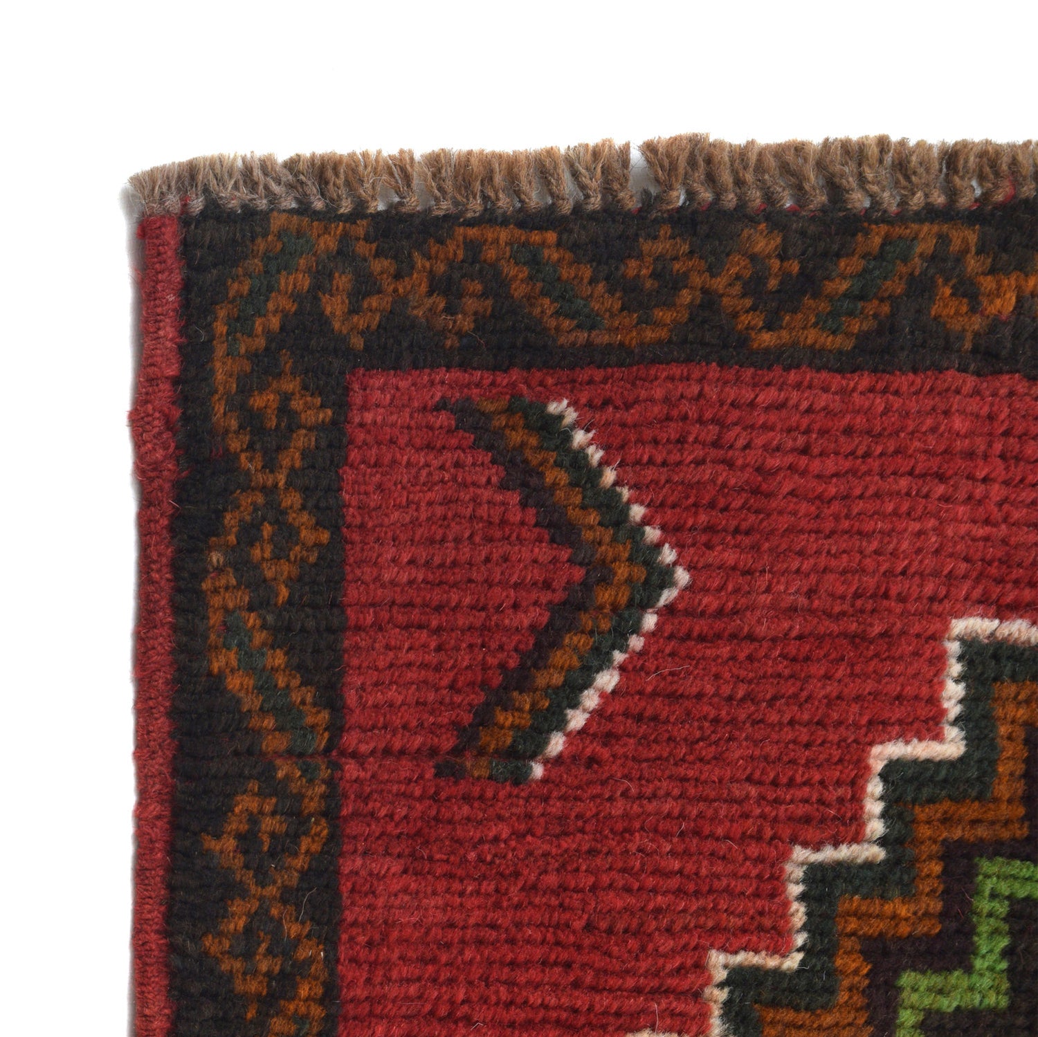 Baluchi Runner Rug Handmade Red 10' Runner