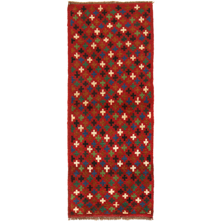 Baluchi Runner Rug Handmade Red 6' Runner