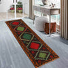 Baluchi Runner Rug Handmade Brown 6' Runner