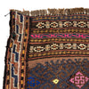 Laghari Kilim Area Rug Handmade Multi Geometric 4x7 ft