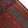 Mashwani Runner Handmade Deep Red Geometric 8' Runner