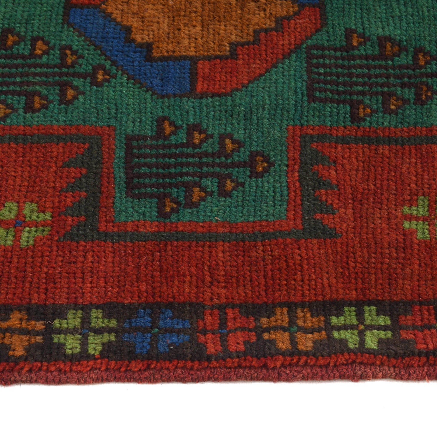 Baluchi Runner Rug Handmade Red 10' Runner