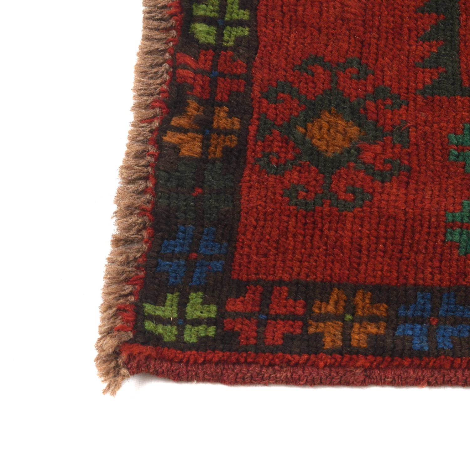 Baluchi Runner Rug Handmade Red 10' Runner