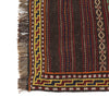Laghari Kilim Area Rug Handmade Multi Geometric 4x7 ft