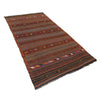 Laghari Kilim Area Rug Handmade Multi Geometric 5x8 ft