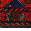 Baluchi Rug Handmade Navy Blue Floral 4x7 ft