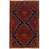 Baluchi Rug Handmade Multi Floral 4x7 ft