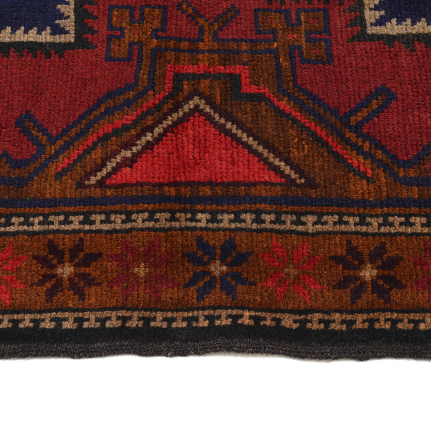 Baluchi Rug Handmade Multi Floral 4x7 ft