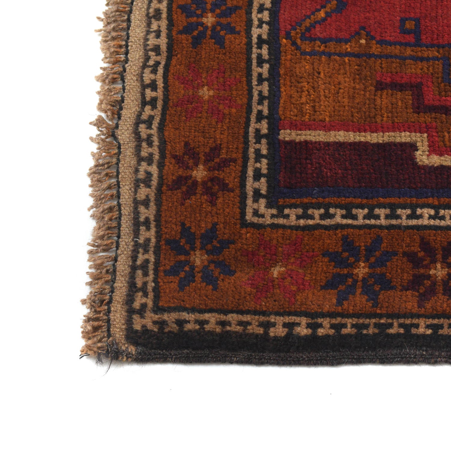 Baluchi Rug Handmade Multi Floral 4x7 ft