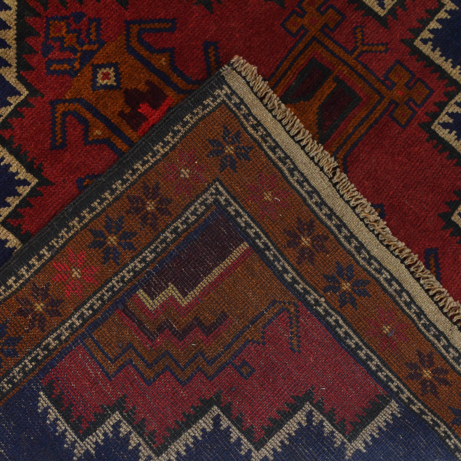 Baluchi Rug Handmade Multi Floral 4x7 ft
