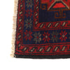 Baluchi Rug Handmade Navy Blue Floral 4x7 ft