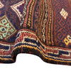 Laghari Kilim Area Rug Handmade Multi Geometric 4x7 ft