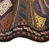 Laghari Kilim Area Rug Handmade Multi Geometric 3x5 ft