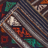 Laghari Kilim Area Rug Handmade Multi Geometric 4x7 ft