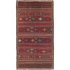 Laghari Kilim Area Rug Handmade Multi Geometric 4x6 ft