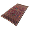 Laghari Kilim Area Rug Handmade Multi Geometric 4x6 ft