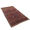 Laghari Kilim Area Rug Handmade Multi Geometric 4x6 ft