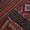 Laghari Kilim Area Rug Handmade Multi Geometric 4x7 ft