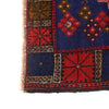 Baluchi Rug Handmade Blue Geometric 4x6 ft