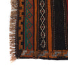 Laghari Kilim Area Rug Handmade Multi Geometric 4x7 ft