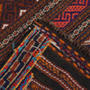 Laghari Kilim Area Rug Handmade Multi Geometric 4x7 ft