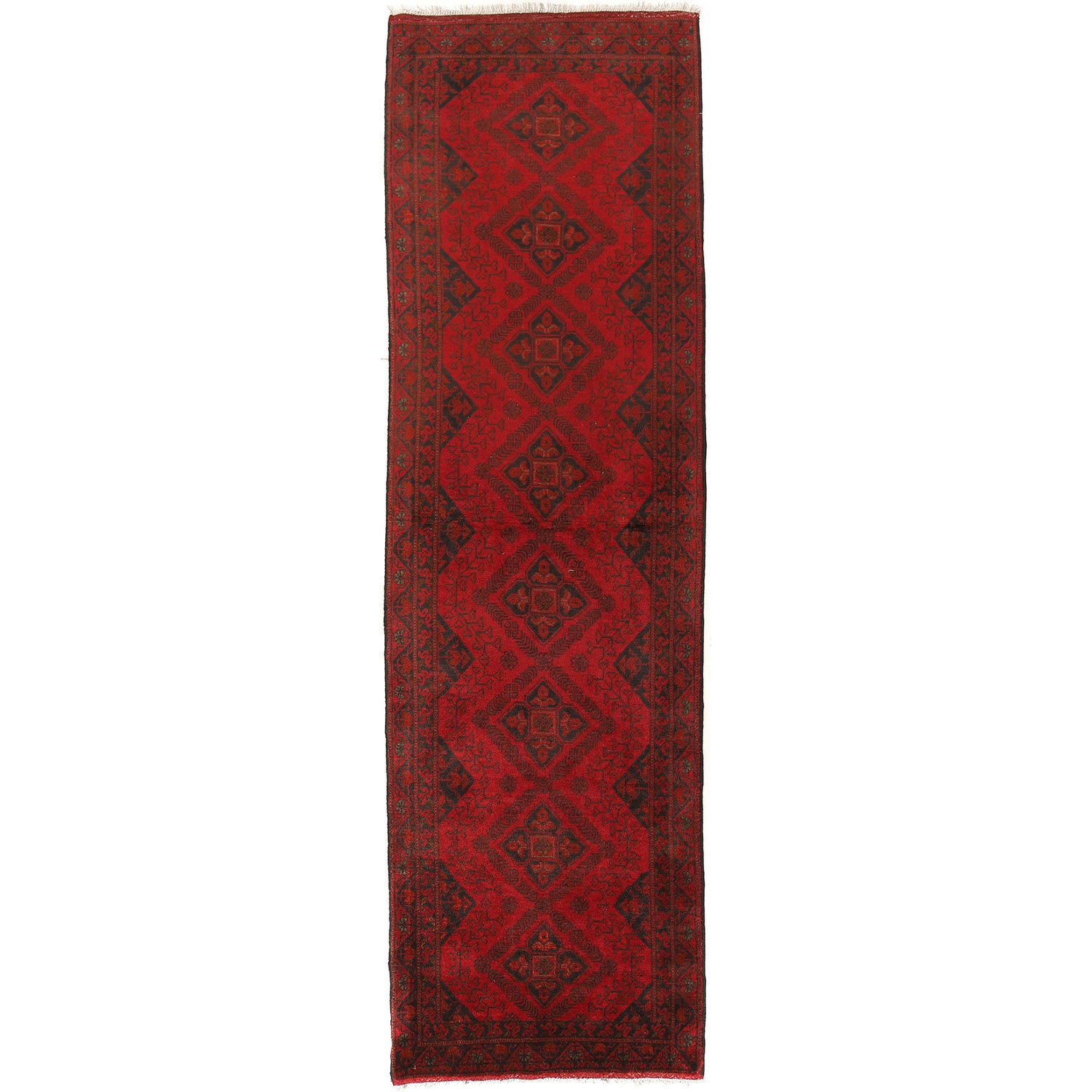 Khal Mohammadi Rug Handmade Red 10' Runner