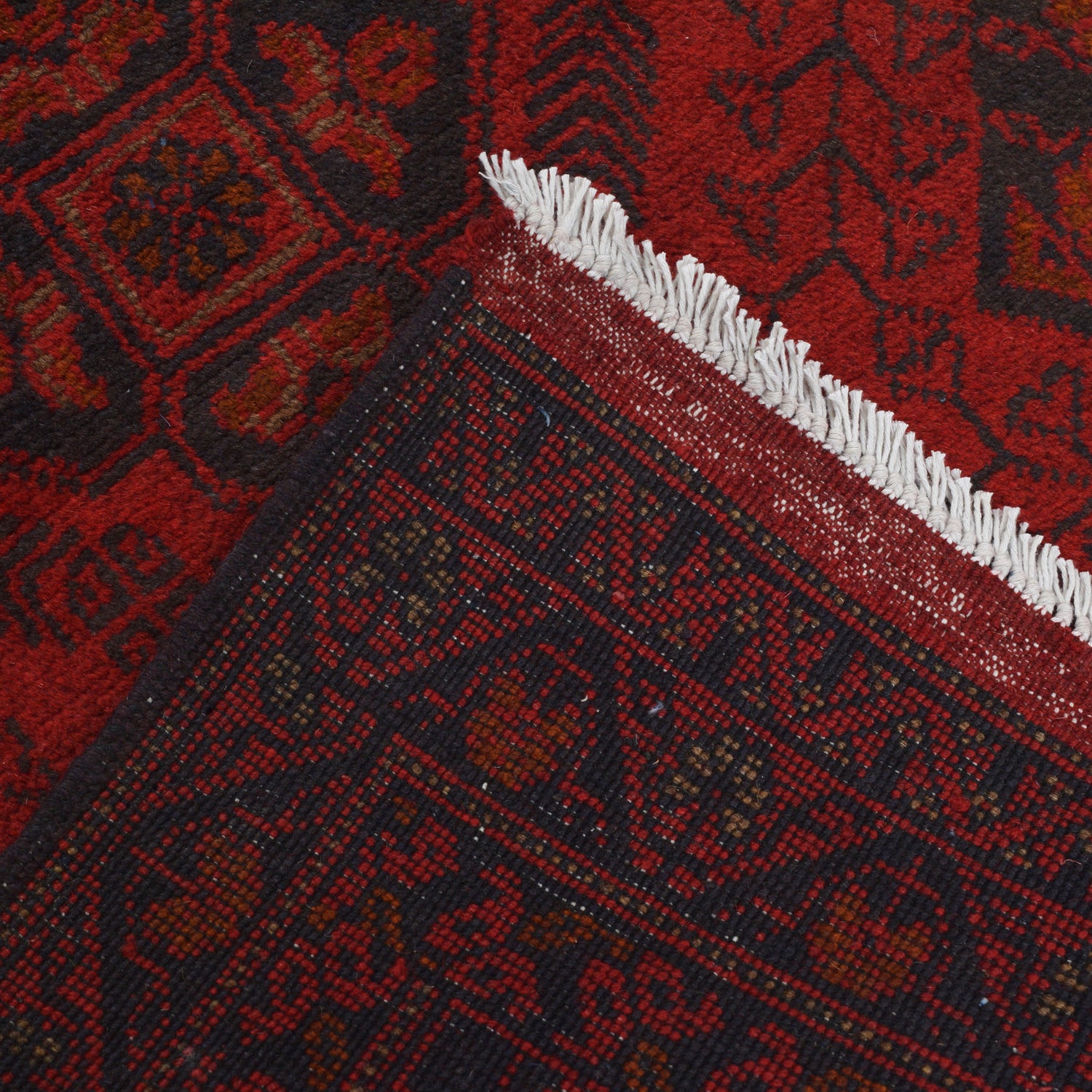 Khal Mohammadi Rug Handmade Red 10' Runner