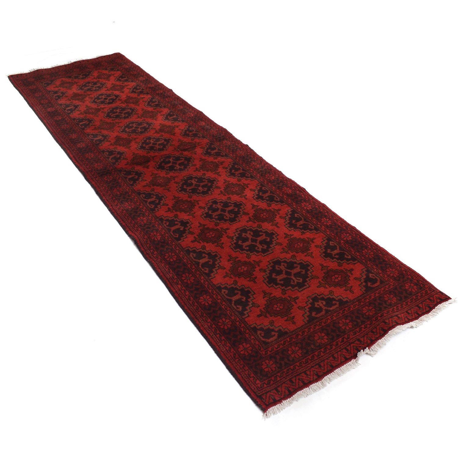 Khal Mohammadi Rug Handmade Red 10' Runner