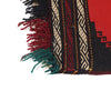 Table Sheet Runner Handmade Red Curvilinear 4' Runner