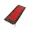 Table Sheet Runner Handmade Red Curvilinear 4' Runner