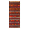 Table Sheet Area Rug Runner Handmade Brown Curvilinear 5'