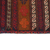 Table Sheet Area Rug Runner Handmade Brown Curvilinear 5'