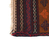 Table Sheet Area Rug Runner Handmade Brown Curvilinear 5'
