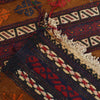 Table Sheet Area Rug Runner Handmade Brown Curvilinear 5'