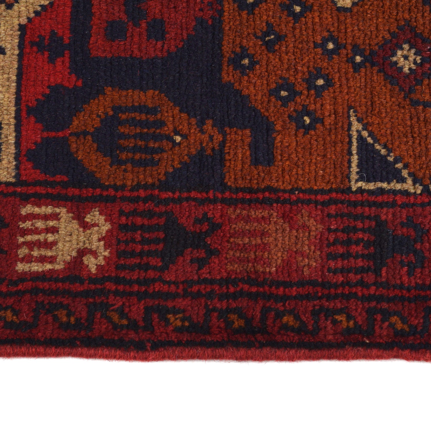 Khal Mohammadi Rug Handmade Red 5' Runner