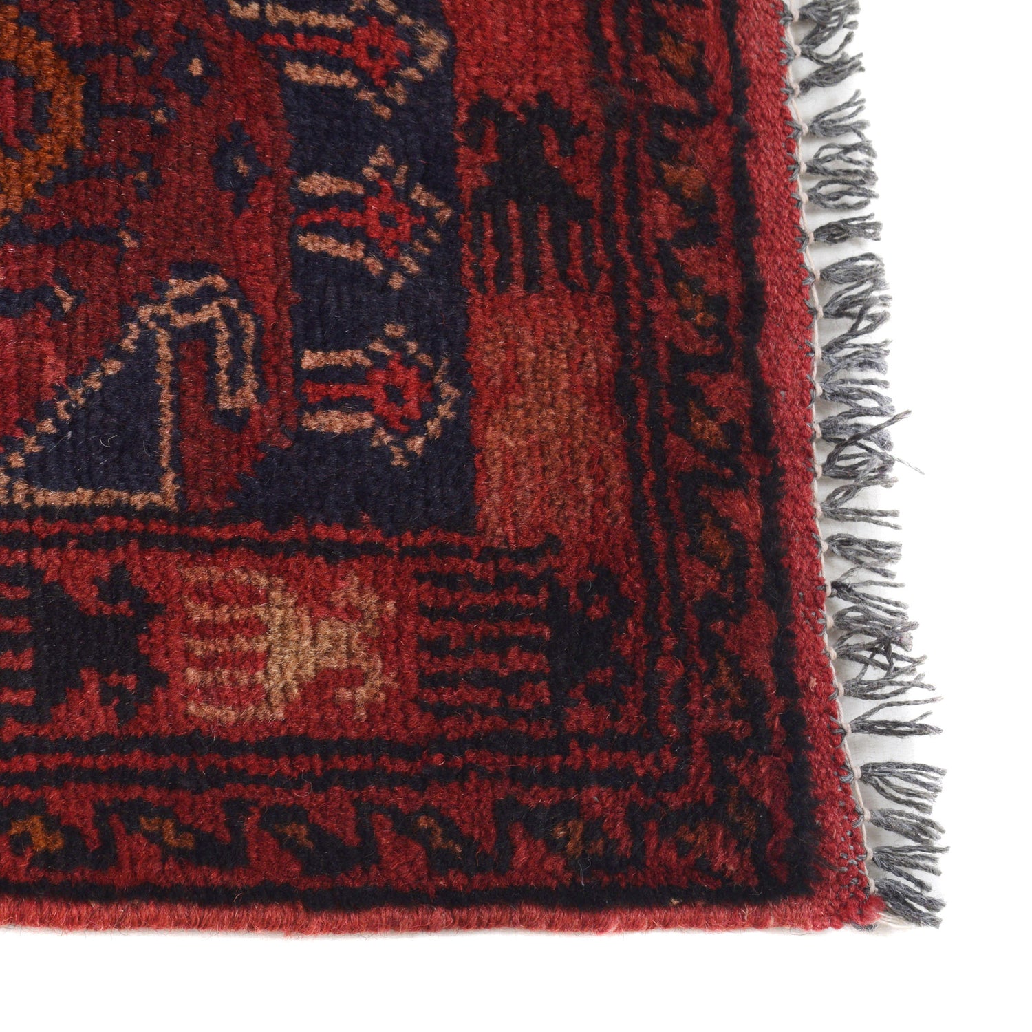 Khal Mohammadi Rug Handmade Red 5' Runner