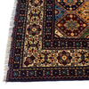 Oriental Area Rug Handmade Multi Geometric 4x7 ft