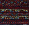 Khoja Roshnai Area Rug Handmade Navy Blue Floral 3x5 ft