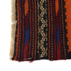 Table Sheet Area Rug Runner Handmade Orange Curvilinear 5'
