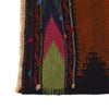 Table Sheet Runner Handmade Brown Curvilinear 5' Runner