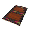 Table Sheet Runner Handmade Brown Curvilinear 5' Runner