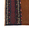 Table Sheet Runner Rug Handmade Brown Curvilinear 6' Runner